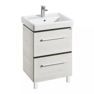 Тумба под раковину Акватон Ронда 60см дуб сомерсет/венге 1A205001RSC20