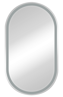 Зеркало-шкаф с подсветкой Continent Elmage Black МВК049 45см чёрный