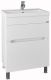 Тумба под раковину СанТа Лондон 224005л 60см белый