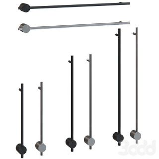 Электрический полотенцесушитель Broner Bruno BR.007.060.0000.S 60 см с кнопкой сатин шёлк