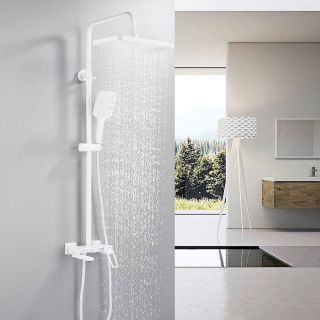 Душевая стойка Shevanik S6826C белый