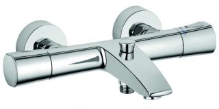 Смеситель для ванны и душа Kludi Zenta с термостатом хром 351010538