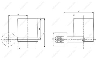 Стакан Melana MLN-861010 сатин