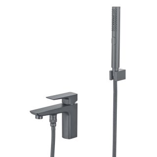 Смеситель на борт ванны Aquatek Вега AQ1044BGM оружейная сталь