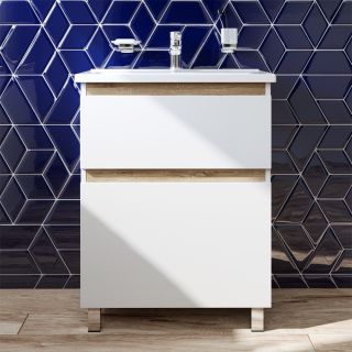 Am.pm X-JOY M85AFSX0652WG тумба под раковину 65 см 2 ящика