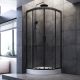 Душевой уголок Am.Pm Gem 80x80см чёрный матовый W90G-401-080BT
