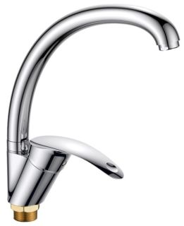 Смеситель для кухни Haiba HB4121-2 хром