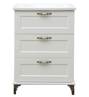 Напольная тумба под раковину Эстет Bali Classic ФР-00002143 65см три ящика белый