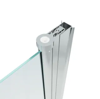 Душевая дверь Triton Дабл Щ0000036861 90 см профиль хром стекло прозрачное