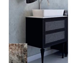 Столешница из искусственного мрамора Cezares 75x46 Bianco Opaco Delizia 50205