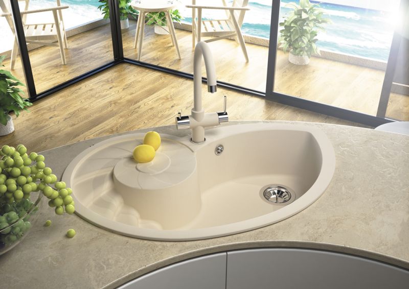 Кухонная мойка Florentina Наутилус грей