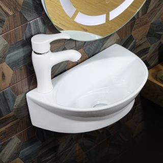 Подвесная раковина Melana 7717-805 45см белый