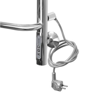 Полотенцесушитель электрический Domoterm Орфей DMT П8 500x800 EK R хром