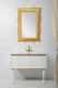 Тумба под раковину Armadi Art Vallessi Avangarde Canale 100см белый/золото 843-100-WG