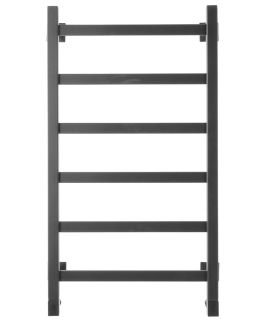 Полотенцесушитель водяной Domoterm Квадро Плюс П6 400x800 чёрный