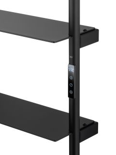 Полотенцесушитель электрический Wonzon & Woghand D?sseldorf WW-A205-MB 47x162 см чёрный матовый