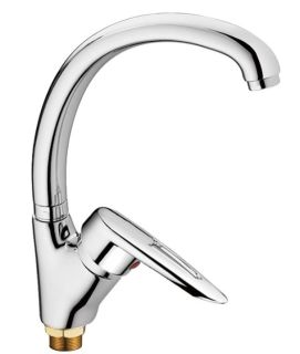 Смеситель для кухни Haiba HB4107-2 хром