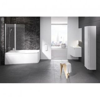 Шторка на ванну Ravak 10° 10CVS2-100 L 7QLA0C03Z1 Transparent профиль хром левый