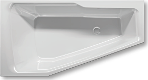 Акриловая ванна Riho Rethink Space Plug and Play B113005005 R 170х90см белый