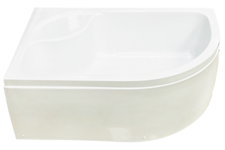 Душевой поддон Royal Bath 120x80см левый белый RB8120BK-L