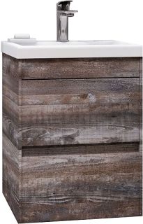 Подвесная тумба под раковину Art&Max Family 40см бетон экзотик Family-400-2C-SO-PE