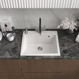 Мойка кухонная Reflexion Cubi 55-TN RX1555TN олово