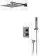 Душевая система DQ Bayern.Liszt DA2515706A04 с термостатом серый графит