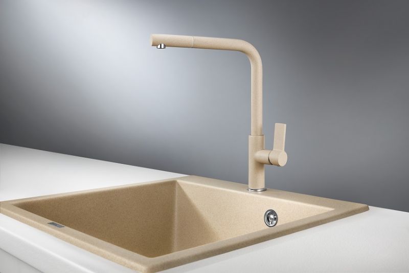 Смеситель для кухни Granula 2502, ПЕСОК бежевый