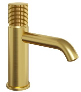 Смеситель для раковины Paini Cox Grip 7GPJ205O матовое золото