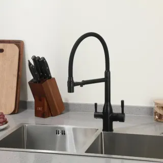 Смеситель для кухни Frap F4398-6 черный