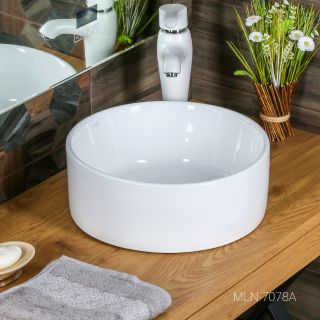 Накладная раковина Melana 7078A-805 41см белый