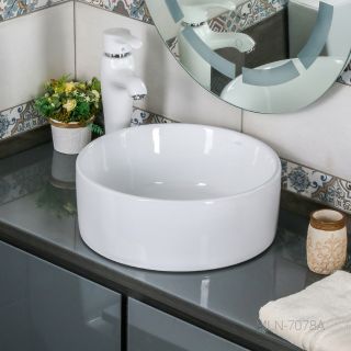 Накладная раковина Melana 7078A-805 41см белый