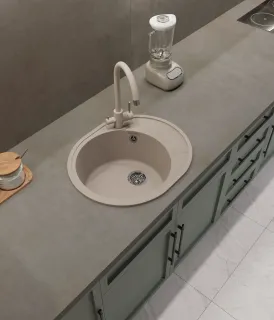 Мойка кухонная GranFest URBAN 857L черный