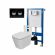 Комплект унитаза с инсталляцией Point Элемент PN48200BC с сиденьем Микролифт