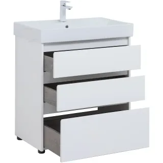 Тумба под раковину Aquanet Nova Lite 302472 75 см белый