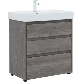 Тумба под раковину Aquanet Nova Lite 302473 75 см дуб рошелье