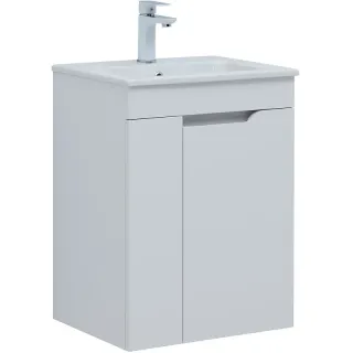 Тумба под раковину Aquanet Практика 330451 50 см белый матовый