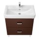 Тумба под раковину Акватон Америна 80см тёмно-коричневый 1A169401AM430