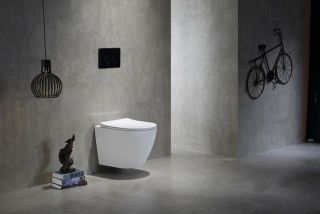 Унитаз CeramaLux TR2196 подвесной с сиденьем Микролифт