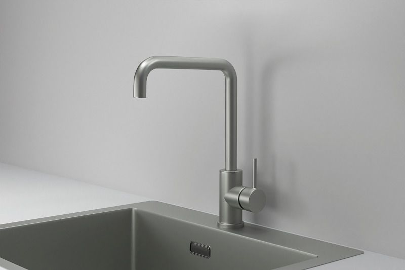 Смеситель для кухни Granula Kitchen Space 7110, ГРАФИТ МАТОВЫЙ