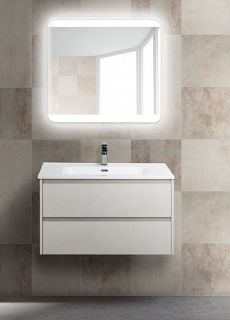 Тумба под раковину BelBagno подвесная 80x50см Bianco Opaco KRAFT-800-2C-SO-BO