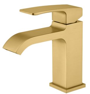 Смеситель для раковины Raglo R02.10.03 золотой сатин