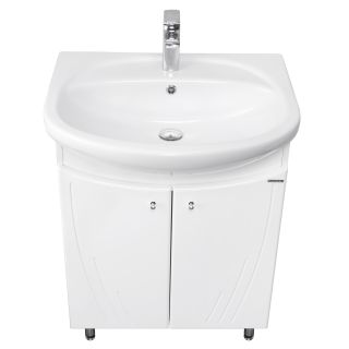 Тумба под раковину Акватон Минима 65см белый 1A104201MN010