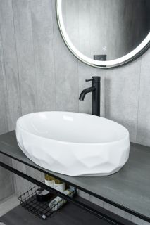 Раковина Gid 9030wx 51241 накладная белая 60x40x15