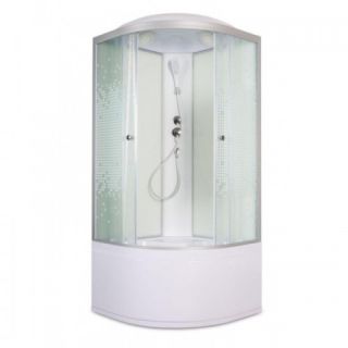 Душевая кабина Deto L 910 с гм. и эл. 100х100х215 см
