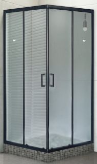 Душевой уголок Royal Bath HPD 110x90см чёрный RB9110HPD-C-BL