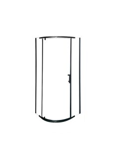 Душевой уголок Cerutti SPA KORRA Z90B  90x90см чёрный