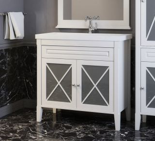 Тумба под раковину Opadiris Палермо 00-00002355 Белая матовая