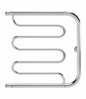 Полотенцесушитель водяной Indigo Фокстрот Liana FLW50-40P с полкой 50x40 см хром