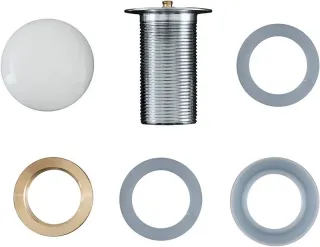 Донный клапан Aquane 330950 без перелива белый